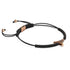 Bracelet macramé noir dent de requin par Lauren Howe | .925 Argent Sterling Or Rose Vermeil | Cristal noir